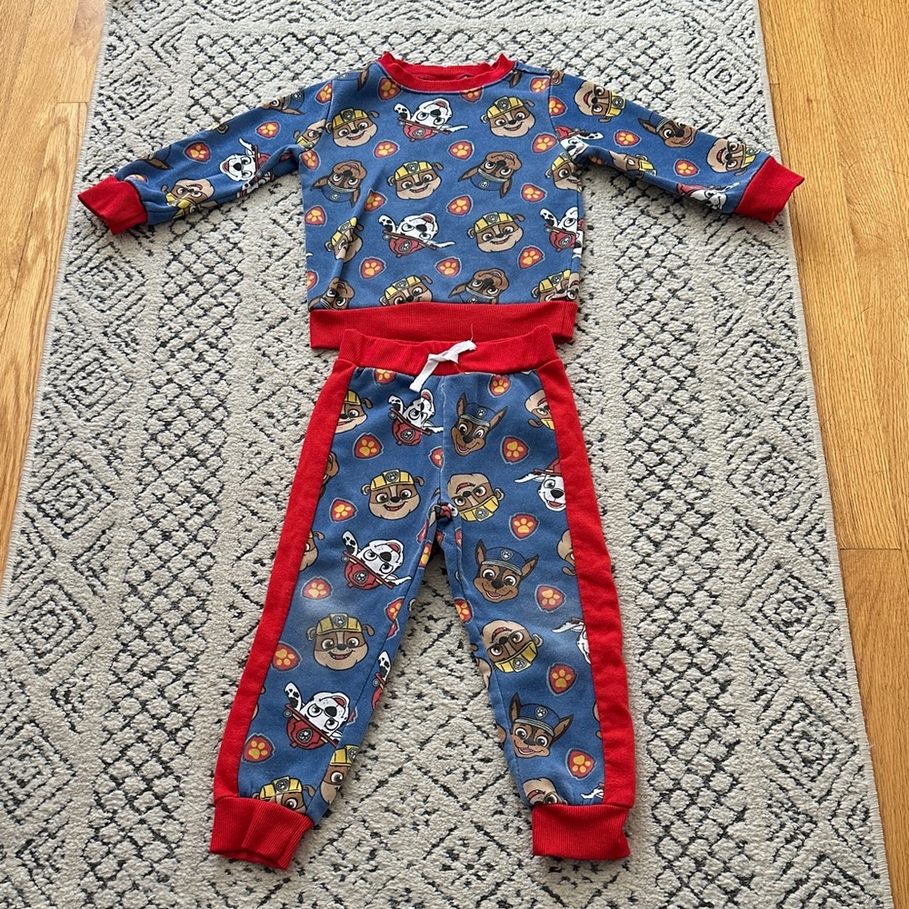 Nickelodeon Paw Patrol Sweatsuit Jogger Set Size 3T